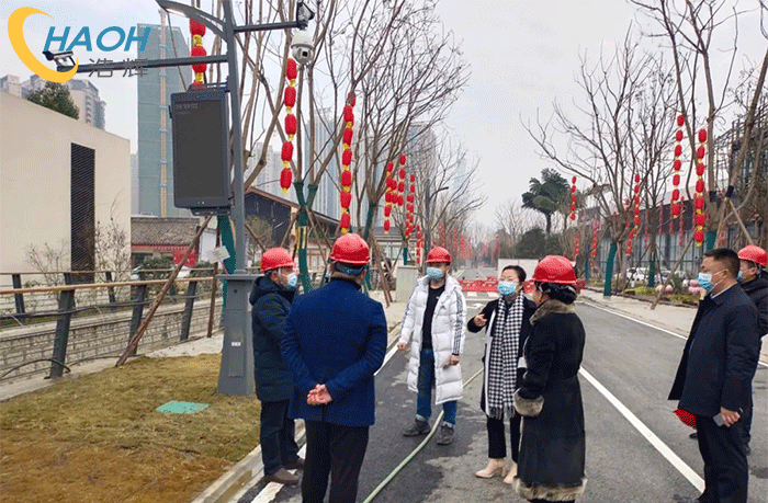 成都三圣花乡应用定制款LED灯杆屏案例分析